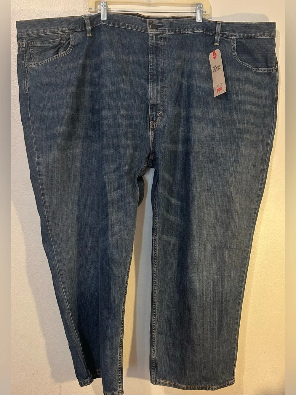 Levis 559 Relaxed Straight Jeans Mens 62x30 Big & Tall Blue Denim New With Tags